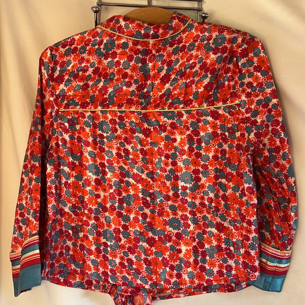 NWT Size XS Free People Pillow Talk pajama short set in the color poppy combo - Picture 3 of 8